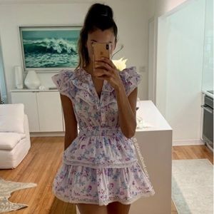TargetXLoveShackFancy Lou Double Ruffle Dress NWT